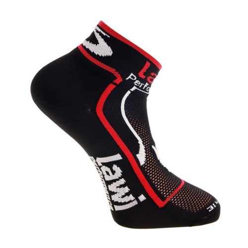 Ponožky Lawi Performance krátke, Black/Red