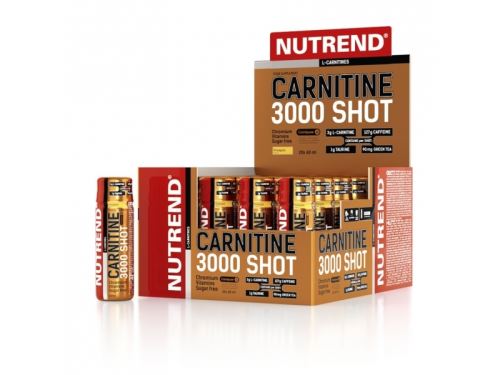 nápoj Nutrend Carnitine 3000 Shot 20x60ml - Rôzne príchute