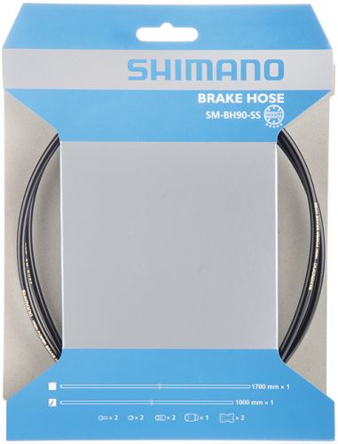 Brzdová hadica Shimano SM-BH90-SS, čierna