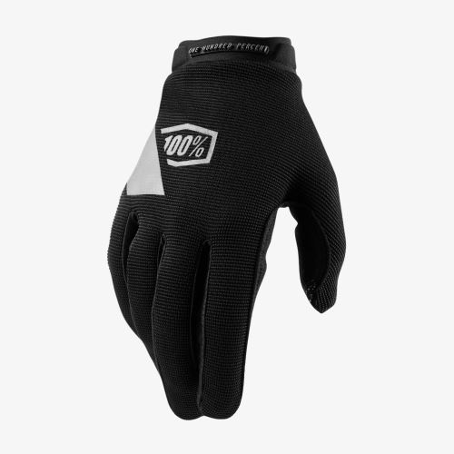 Celoprstové rukavice 100% ridecamp, čierne