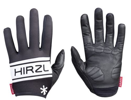 Celoprstové rukavice Hirzl Grippp comfort FF, čierna/biela