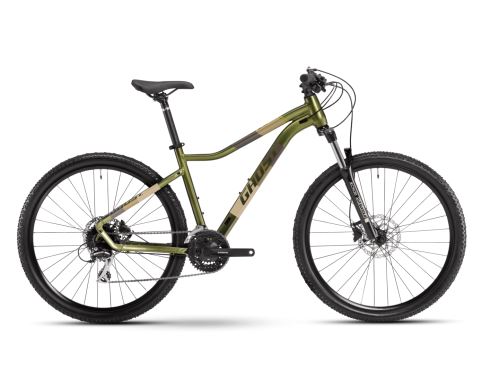 Horský bicykel GHOST Lanao Essential 27.5 - Olive / Tan - M (165-180cm) 2021