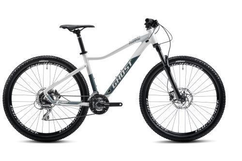 Horský bicykel GHOST LANAO Essential 27.5 - Pearl White / Metallic Green Gloss - 2024