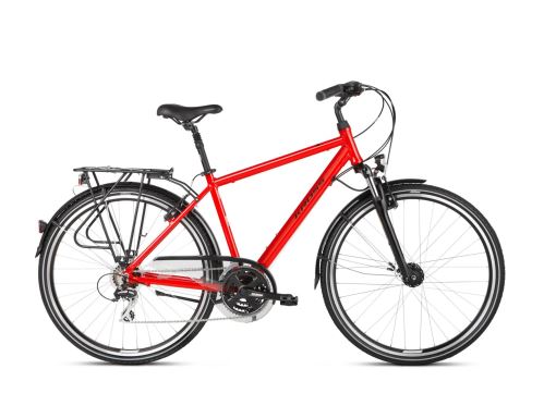 Trekový bicykel Kross Trans 3.0, červená, 2023, L