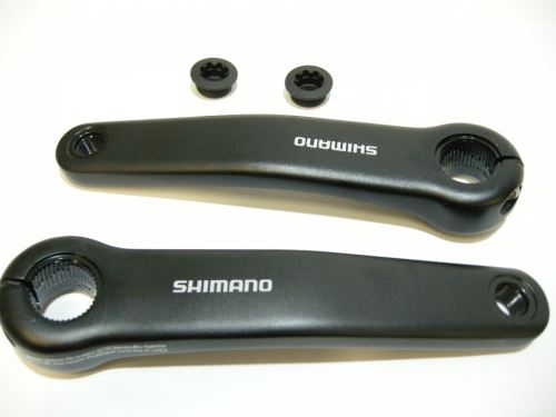 Kľučky Shimano Steps FC-E6100, bez prevodníka, čierne