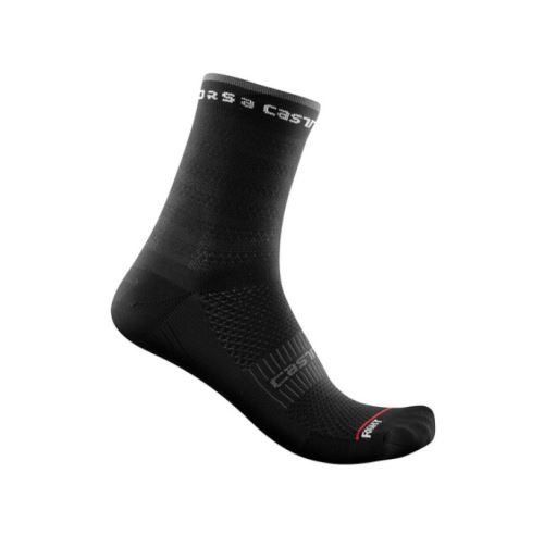 Dámske ponožky CASTELLI Rosso Corsa 11 - čierna