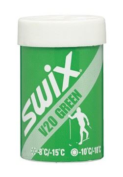 vosk SWIX V20 45g stúpacie zelený -8 / -15 ° C