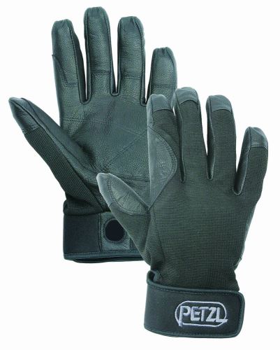 Ľahké rukavice na istenie a zlaňovanie PETZL Cordex Čierne - rôzne veľkosti