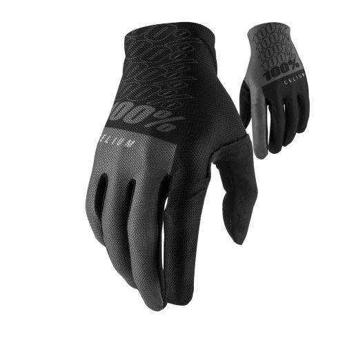 Celoprstové rukavice 100% CELIUM Gloves Black/Grey - rôzne veľkosti