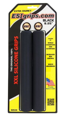 Gripy ESI XXL Extra chunky 8,25 "/ 21cm Čierna / Black