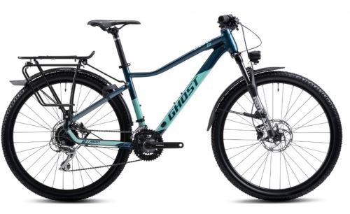 Horský bicykel GHOST LANAO EQ 27.5 - Pearl Poseidon Blue / Light Green Matt - 2024