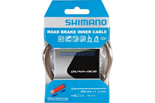 Lanko brzdové Shimano, cestné, polymér, 2m/1,6mm