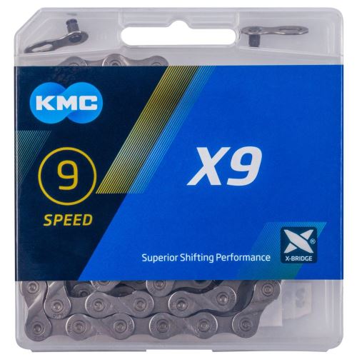 Reťaz KMC X-9.73, 9 rýchlostí, 114 článkov, balená