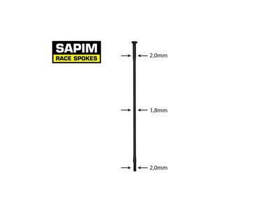 Drôt SAPI Race čierny, rovný SP, Rôzne dĺžky
