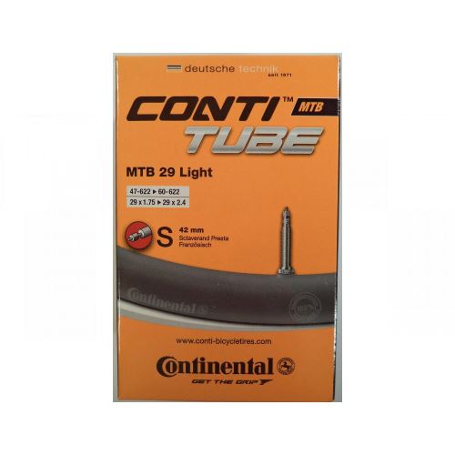 CONTINENTAL - duša MTB LIGHT 28/29" (47-662 -> 62-662)