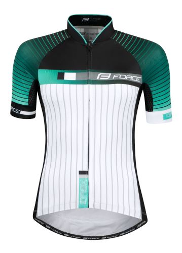 FORCE - dres DASH LADY, krátky rukáv, tyrkysový
