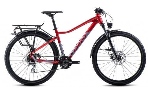 Horský bicykel GHOST LANAO EQ 27.5 - Pearl Red Gloss / Pearl purple Matt - 2024