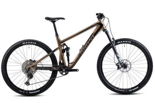 Celoodpružený bicykel GHOST RIOT TRAIL 140/140 Essential - Brown / Black - 2022