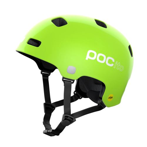 POC - prilba POCITO CRANE MIPS fluorescenčná žltá/green M/L