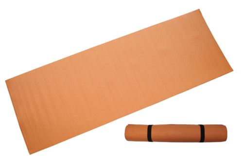 karimatka gymnastická 173x61x0,4cm oranžová