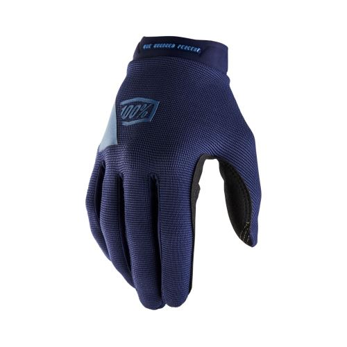 Celoprstové rukavice 100% RIDECAMP Gloves Navy/Slate Blue - rôzne veľkosti