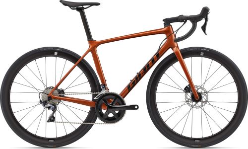 Cestný bicykel Giant TCR Advanced 1+ Disc-Pro Compact L Amber Glow M22
