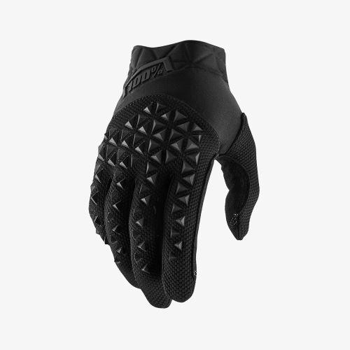 Celoprstové rukavice 100% Airmatic, čierna