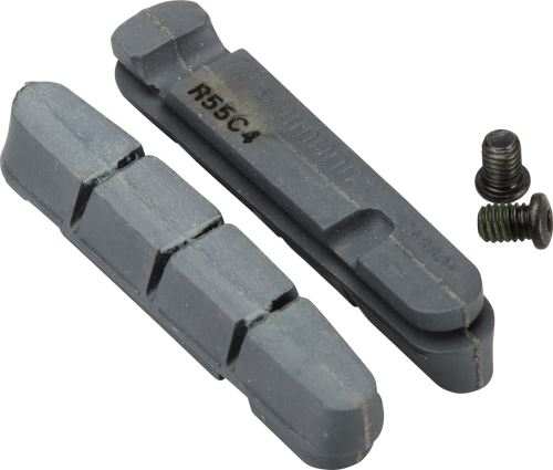 Brzdové gumičky Shimano R55C4, karbón, čierna