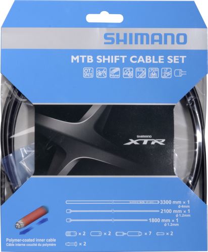 Káblový set radiaci s lankami Shimano XTR SL-M9000
