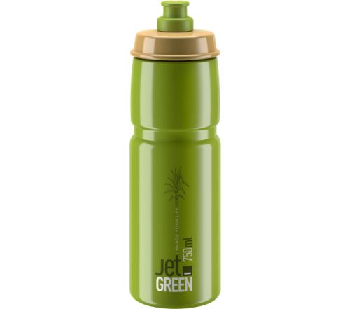 ELITE fľaša JET GREEN 21 'hnedá / biele logo 950 ml