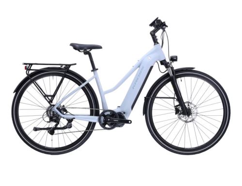 Trekingové elektrobicykel Kross Trans Hybrid 4.0 500 Wh, modrá, 2021 (verzia so zníženým r