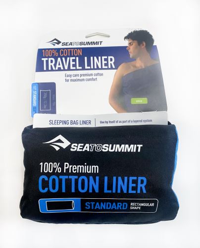 Prémiová bavlnená vložka do spacáka Sea To Summit Cotton Travel Liner - Standard