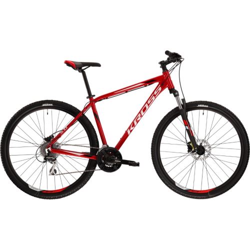Horský bicykel Kross Hexagon 5.0 M 29 M - Červeno/biela