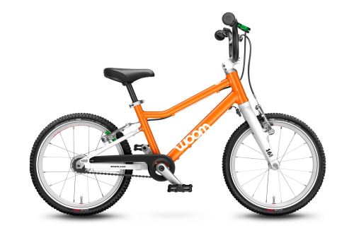 Detský bicykel Woom 3 16" Automagic - Oranžová flame