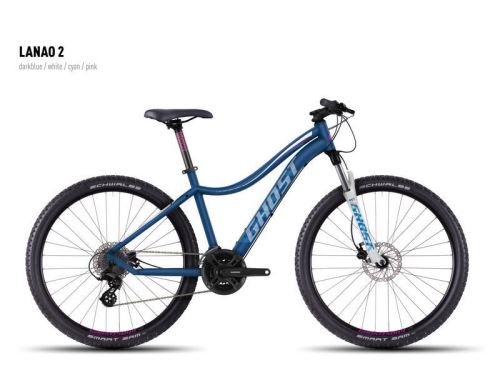 Dámsky horský bicykel Ghost Lanao 2, 27,5 ", 3x8, 2016, XS