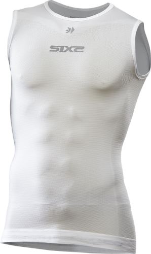 SIXS SML BT funkčné ultra odľahčené tričko bez rukávov biela