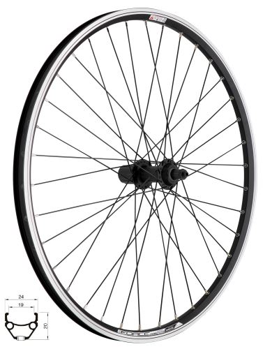 FORCE - bicykel zadný CLASSIC 559x19 "V" FHTX800 36d