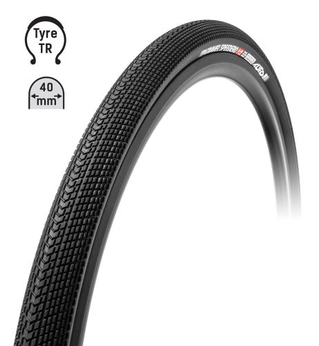 TUFO - plášť Gravel SPEEDERO 700x40C bezdušový čierny