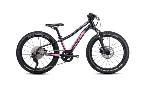 Detský horský bicykel GHOST LANAO 20 Full Party - Metallic Black / Pearl Pink Gloss - 2024