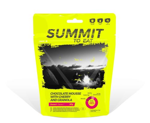 Čokoládová pena s Granolou a čerešňami - Summit To Eat 97g/400kcal