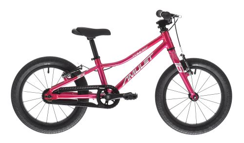 Detský bicykel AMULET 16 Tomcat, raspberry/silver, 2023