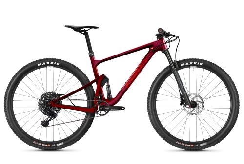 Celoodpružený bicykel GHOST Lector FS UC Advanced - Cherry Red / Dark Red