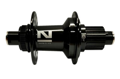 Náboj Novatec D902SB B12 MS CL boost MicroSpline centerlock - 32 dier - čierny (N-logo)