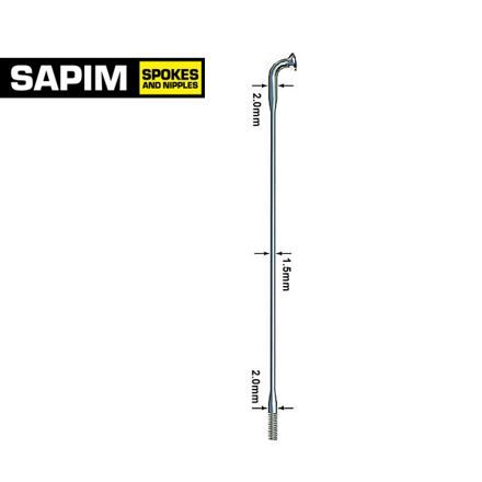 Drôt Sapim - Laser, zahnutý, strieborný
