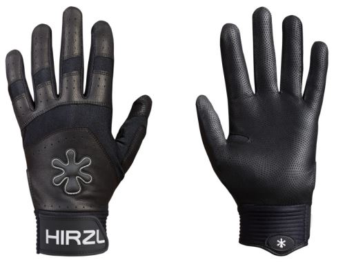 Celoprstové rukavice Hirzl Grippp force, čierna